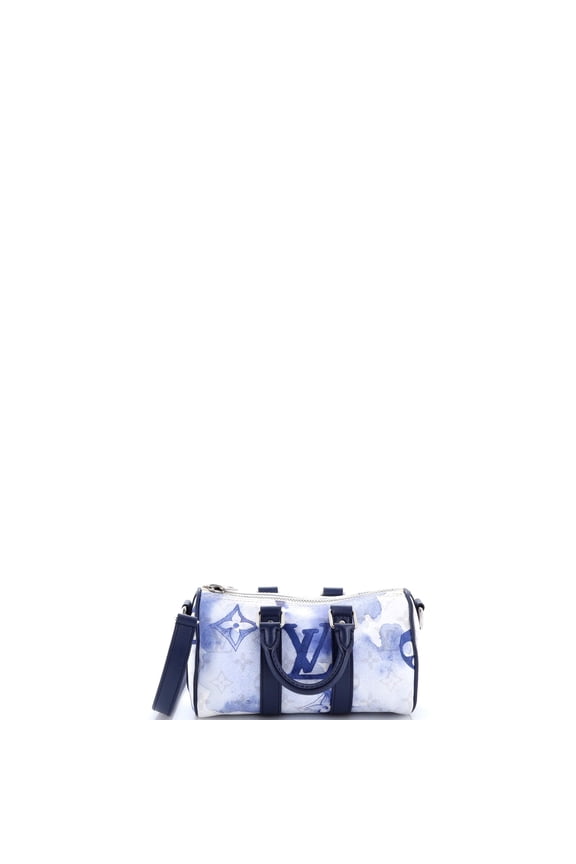 Pre-Owned Keepall Bandouliere Bag Limited Edition Monogram Watercolor Canvas XS By Rebag