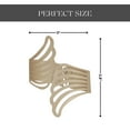 thumbnail image 3 of Set of 2 Metal Wings Curtain Tiebacks – Elegant and Durable Design – Gold, 3 of 7