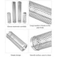 thumbnail image 4 of fastboy Tube de Barbecue en Acier Inoxydable Tuyau de Grill Camping Feu de Camp Randonnée Barbecue Réutilisable Outil de Cuisson Viande Bœuf Hexagone 12 Pouces, 4 of 6
