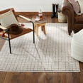 thumbnail image 2 of Wanda June Home Squares with Fringe Area Rug by Miranda Lambert, Taupe, 5'2"x7'2", 2 of 6