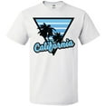 thumbnail image 3 of Inktastic California with Triangle and Palm Trees in Blue T-Shirt, 3 of 5