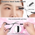 thumbnail image 4 of Eyebrow Comb Scissors,Trimmer Eyebrow Eyelash Hair Remover Tool, Eyebrow Grooming Beauty Tools Set With A Free Eyebrow Comb, 4 of 5
