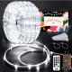 thumbnail image 1 of Luces tipo cuerda KNONEW, 164 pies, 1000 LED, impermeables, 8 modos (luz blanca fría), 1 of 9