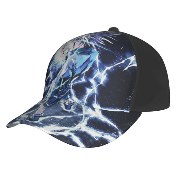 Unisex Hunter X Hunte Killua Lightning (19) Baseball Cap Adjustable Trucker Hat for Running Sports Hiking Camping