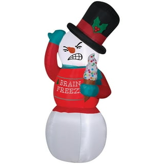 23.5H Sullivans Outdoor Lighted Snowman Figure, White