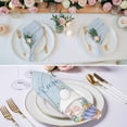 thumbnail image 3 of Spring Easter Cloth Napkins, Rabbit Ears Foot Colorful Eggs Wooden Plank Washable and Reusable Dinner Napkins Set of 2, Table Napkin for Kitchen Party Birthday Wedding Hotel Housewarming 20"x20", 3 of 9
