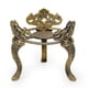 thumbnail image 1 of Sungmor Soporte decorativo vintage de hierro fundido, soporte resistente p/ macetas, cubos de hielo/bebidas, jarrones - soporte dorado antiguo p/ interior y exterior, decoración p/ jardín y hogar, 1 of 7