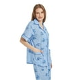 thumbnail image 2 of Kolipajam 100% Cotton Pajamas For Women Short-Sleeve Long Pants PJS Button Down Sleepwear, 2 of 5