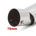 thumbnail image 3 of Unique Bargains Stainless Steel 75mm Inlet Slant Cut Car Exhaust Muffler Tip Tail Pipe, 3 of 6