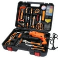 thumbnail image 1 of STT-060 Multifunction Household 60 Piece Hardware Electrician Maintenance Electric Drill Tool Set, STT-060, 1 of 7