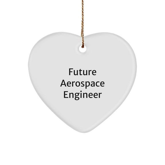 Aerospace Engineer Gifts from Friends - Funny Quote Heart Ornament for Christmas
