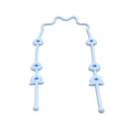 thumbnail image 2 of Cadena de chupete de silicona,Correas de seguridad de cadena de chupete de silicona para niños y niñas,Soporte para chupete Cadena de silicona Juguete para biberón,Correa Chupete Cordón Azul, 2 of 8