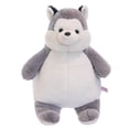 thumbnail image 1 of Peluche de peluche con forma de oso ártico con dibujos animados de husky y zorro, 45 cm, 1 of 1