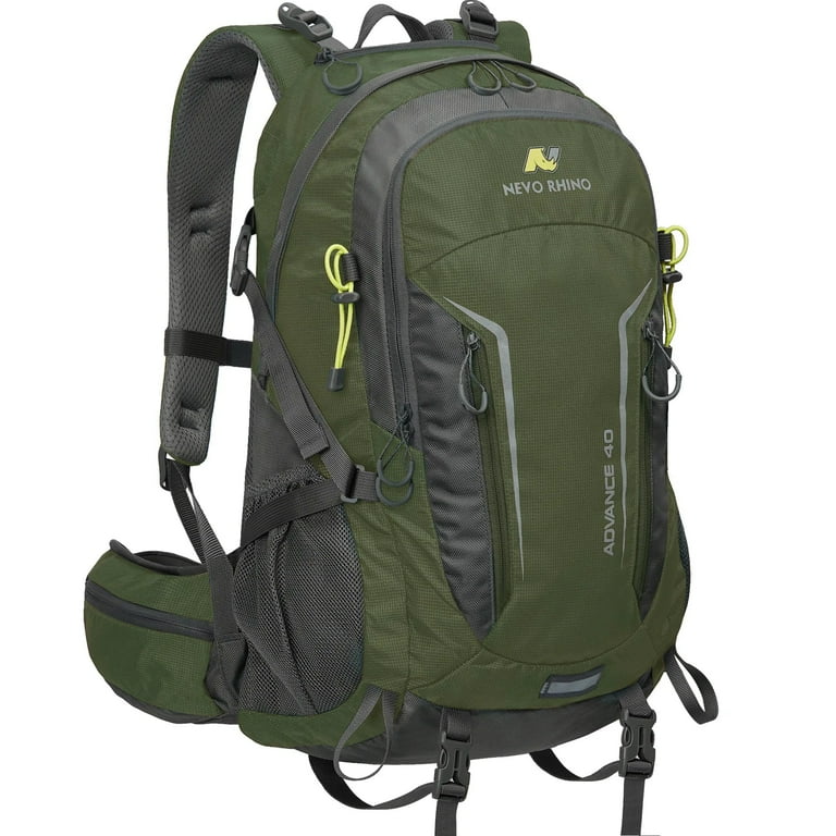 NEVO RHINO 40L Hiking Backpack Lightweight Multifunction Nylon Fabric Camping Bag Outdoor Sports Backpack With Rain Cover Walmart