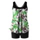 thumbnail image 4 of Trajes de Baño Modestos para las Mujeres Traje de Baño de Eslinga de Impresión de Hojas de Flores Multicolores, Cintura Alta Y Tops de Traje de Baño de Apoyo para las Mujeres, 4 of 6
