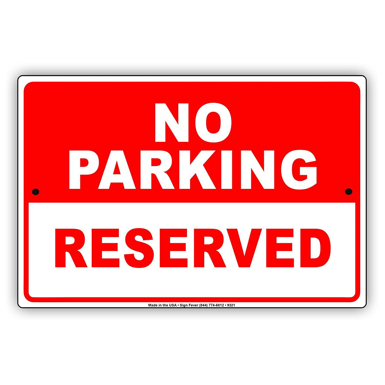 12 x 8 Rustproof Aluminum Metal Road Sign Street Warning Sign 2 pcs No Parking Signs Rustproof No Fading Garage in Constant Use” Sign “Keep Clear 