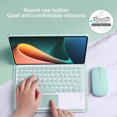 thumbnail image 3 of Tablet Cover For Mi Pad 6 Pro 11in,Keyboard Case For Xiaomi Pad 5 Pro 11 12.4 Inch, Keyboard Cover for Redmi Pad SE 11" 10.61" Purple D Redmi Pad 10.61in, 3 of 6