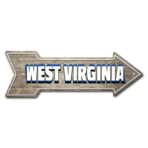 SignMission P-ARROW-999547 18 in. West Virginia Arrow Sign