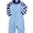 Blue alpacas, variant on ATAIKU 0-4T Baby Boys Banana One Piece Swimsuit Rash Guard Suits Toddler Long Sleeve Swimwear Kids UPF 50 Zipper Bathing Suit