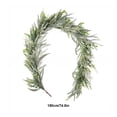 thumbnail image 3 of sruoe Artificial Christmas Garland, Faux Greenery Garland, Christmas Garlands Wreaths Rattan, Rose Vine Garland, Fake Hanging Vines for Home Table Door Stairs Fireplace Outdoor Decoration, 3 of 7