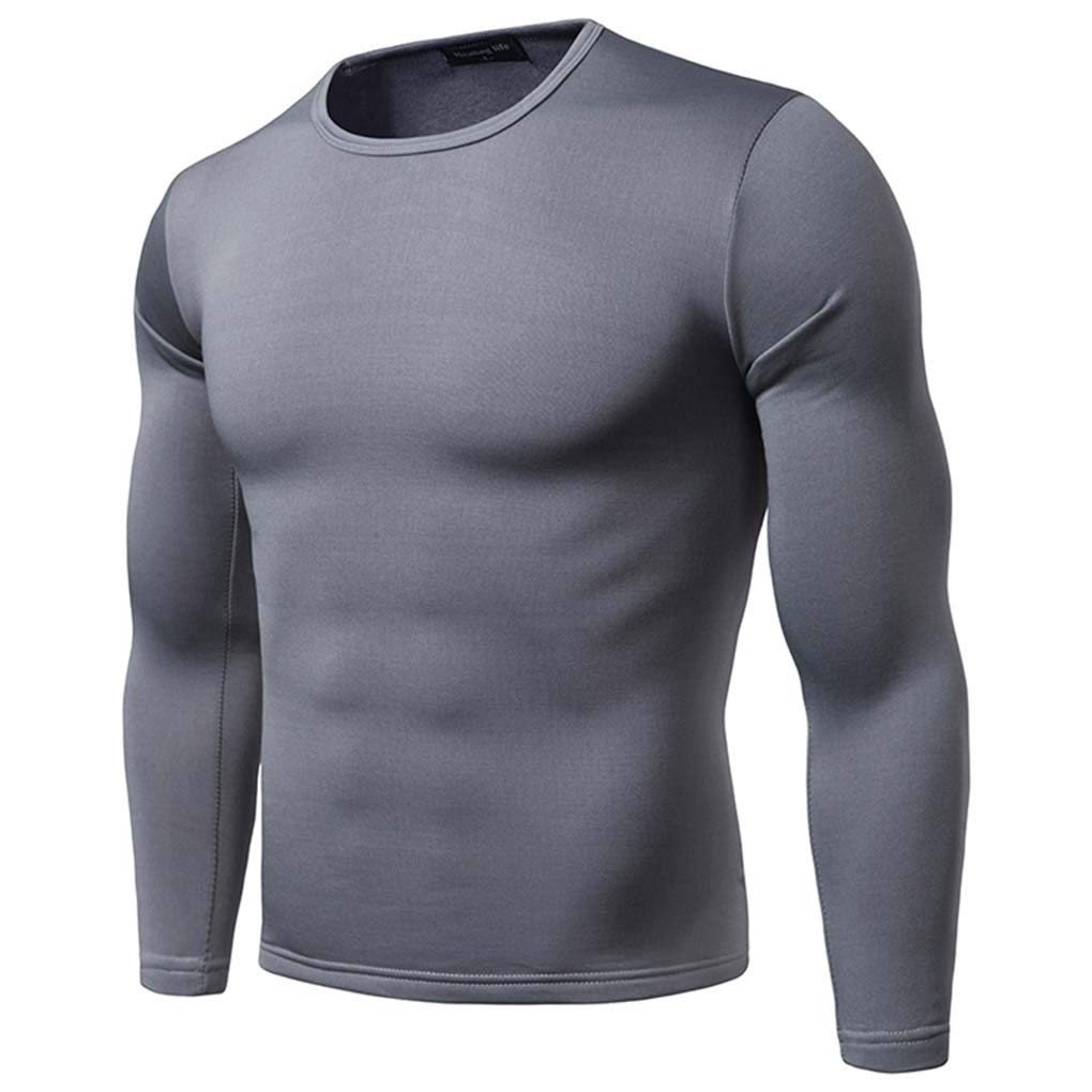 Cathery Mens Compression Winter Base Layer Thermal Shirt Pants Set - image 2 of 6