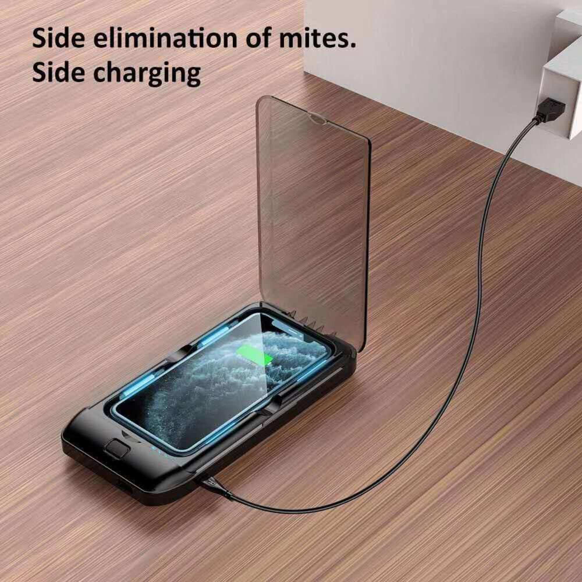 HIMCEN Deep Ultra Violet Light Sterilizing Power Bank with built-in 5A Battery - Wireless Charging & Sterilizing Functions