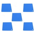 thumbnail image 2 of 5pcs Silicone Pot Holders Mat Heat Resistant Anti Slip Square Honeycomb Trivet Mat Hot Pads for Kitchen Counter Blue, 2 of 12