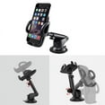 thumbnail image 2 of Samsung Galaxy J5 Premium Car Mount Dashboard Windshield Holder Stand Window Glass Swivel Dock Strong Grip Suction B9N, 2 of 6