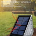 thumbnail image 3 of Luces LED solares para escaleras al aire libre, lámpara triangular de cubierta Solar, impermeable IP67, luces de Decoración Súper brillantes para Patio, 3 of 4