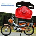 thumbnail image 3 of Motorcycle Brake Tail Light Assembly with Bulb for CT70 CT90 CT125 XL70 CL70 CL90 Jialing JH70, 3 of 8