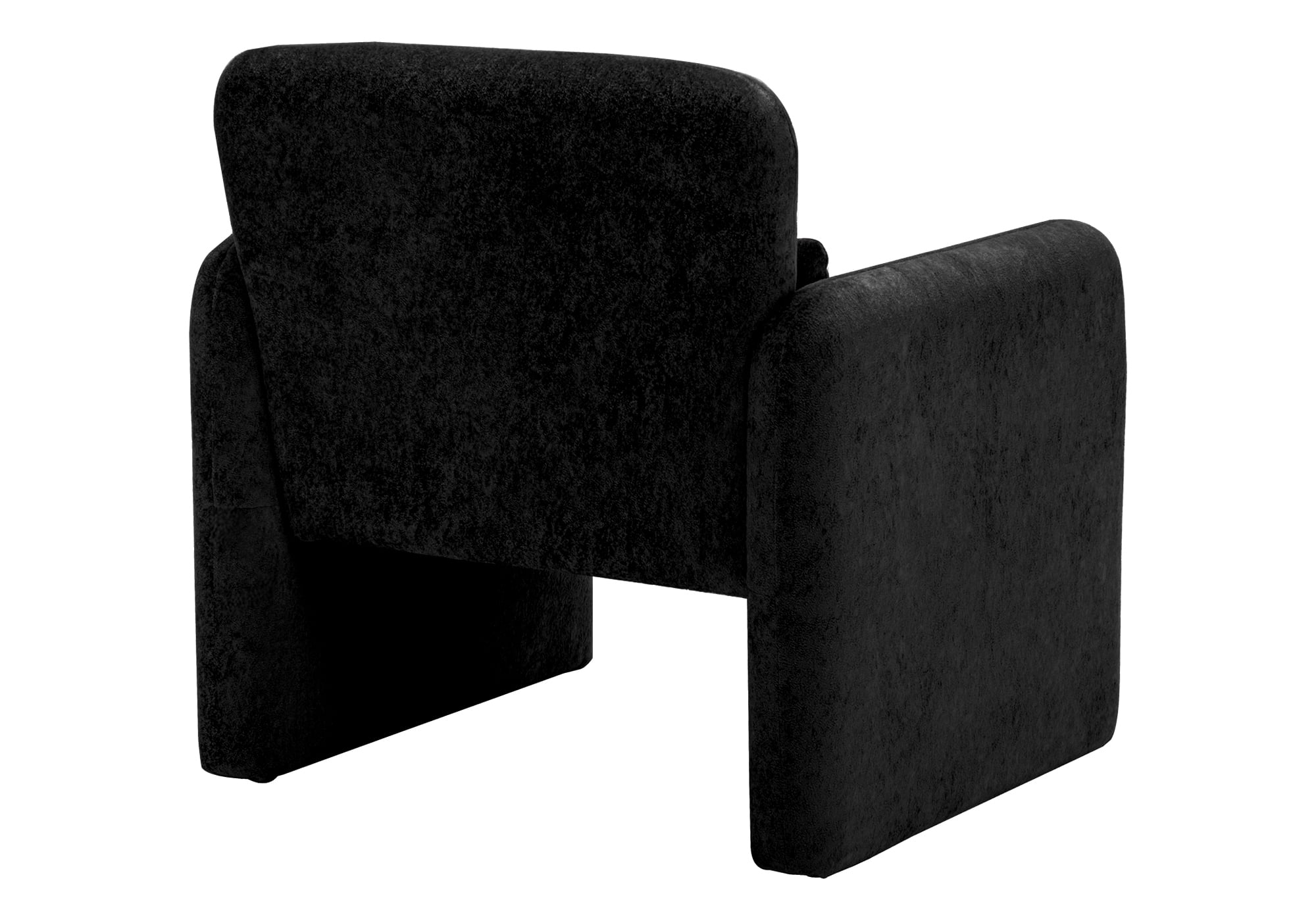 Monarch Specialties - I 8028 Accent Chair, 31"H, Upholstered, Living Room, Bedroom, Black Fabric