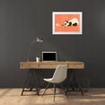 thumbnail image 3 of Fleck, Jay 32x24 White Modern Wood Framed Museum Art Print Titled - The Pug and The Panda, 3 of 4