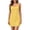 Yellow, variant on Kukoosong Women's Sleeveless Spaghetti Strap Tank Dress, Scoop Neck Mini Casual Loose Flowy A-Line Slip Dress, Soft Stretchy Summer Nightgown for Home Use