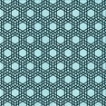 thumbnail image 1 of Ahgly Company Machine Washable Indoor Square Transitional Blue Lagoon Blue Area Rugs, 6' Square, 1 of 7