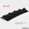 thumbnail image 3 of Difusor de Labio Trasero Universal 33 "" Reemplazo Accesorios para Coches 5 Cola Difusor de labios trasero parachoques, 3 of 8