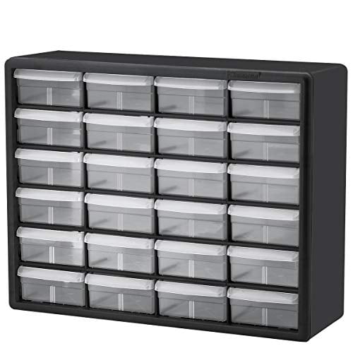 26 Plastic Drawer Parts Storage Hardware and Craft Cabinet Tools Office Organize 