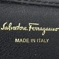 thumbnail image 2 of Pre-Owned Salvatore Ferragamo Gancini Wallet IY-22D184 Black Leather Women's Tri-fold Long, 2 of 7