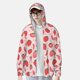 thumbnail image 2 of Balery Strawberry Sudadera ligera de manga larga con capucha y protección solar UPF 50+ para hombre y mujer, ideal para pesca y running-Small, 2 of 7