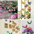 thumbnail image 6 of 12pcs 3D Butterfly Wall Sticker &nbsp;Multicolor Double Layer Wings 3D Butterfly Wall Sticker Magnet PVC Butterflies Party Kids Bedroom Fridge Decor Magnetic Refrigerator Wall Sticker, 6 of 10