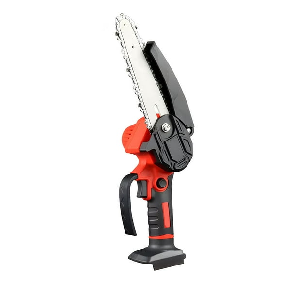 Mini Chainsaw 4 inch 6 inch Portable Chainsaw with Security Lock 2 Chains 21V Rechargeable Battery Operated Electric Chainsaw Cordless for Branches Wood Cutting Tree Trimming