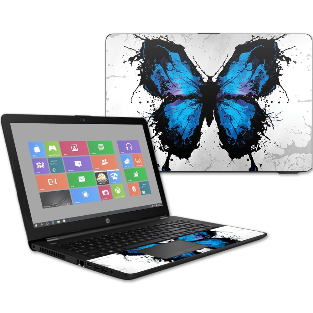 Skin For HP 15t Laptop 15.6" (2017) Butterfly Splash Protective