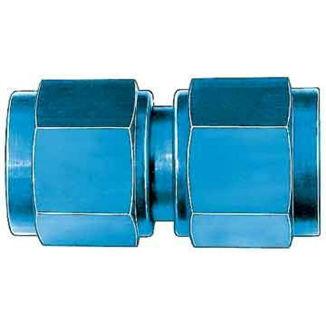 Aeroquip Raccord Coupleur FCM2915 -6 AN Femelle; Pivotant; Aluminium; Bleu; Simple