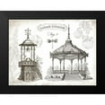 thumbnail image 2 of Babbitt, Gwendolyn 14x12 Black Modern Framed Museum Art Print Titled - Garden Pavilions, 2 of 5