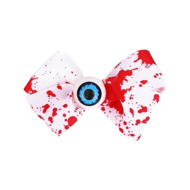 Horquilla para el pelo con forma de globo ocular para Halloween, decoración para todas las edades, pasador de terror, para adultos y niños,