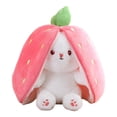 thumbnail image 5 of Conejito de peluche Rvidsgi, juguete de peluche de fresa, naranja, fruta, animal, adorno suave, PP, algodón, conejo de Pascua, muñeca de juguete para niña, regalo de cumpleaños, 5 of 5