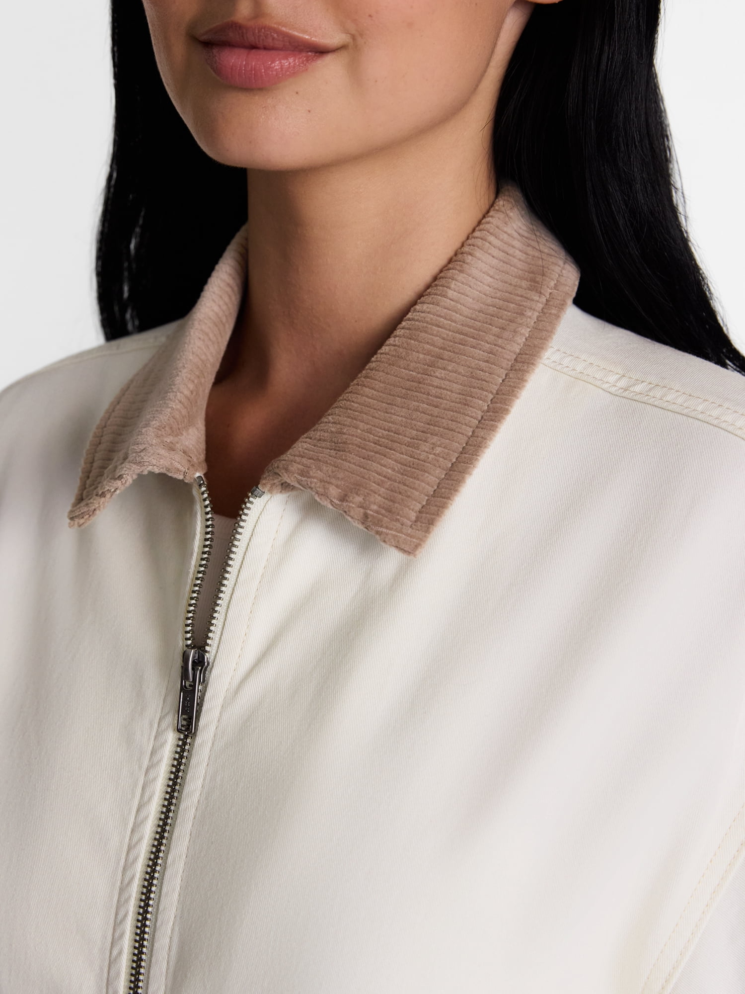 Madden NYC Women's Cotton Twill Bomber Jacket, Sizes XXS-XXL