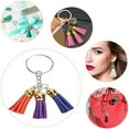 thumbnail image 3 of SMihono Kitchen Organizers and Storage 200 PCS Keychain Tassel Key Chain Ring Set Leather Tassel Chain Set DIY Crafts Kitchen Gadgets Must Have 2023, 3 of 7