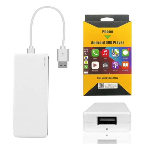 Citreal USB Carplay Dongle Adapter for Android 4.2 , Supports Wired Android Auto, Mirroring, USB Connection