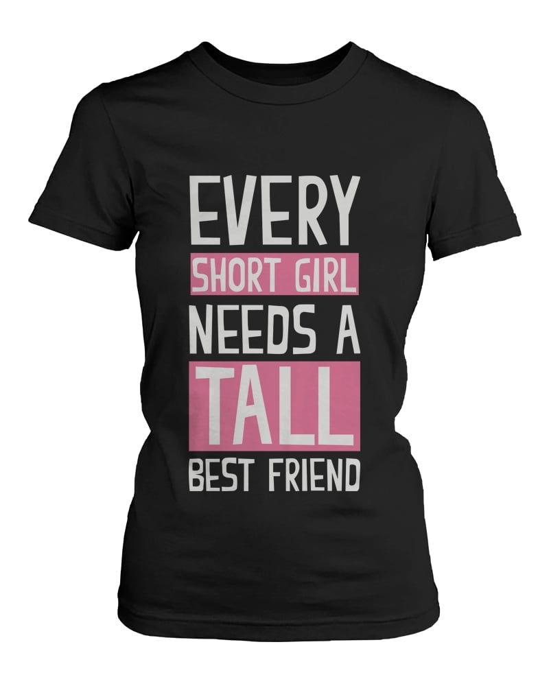 tall and short best friend t shirt