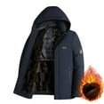 thumbnail image 5 of Men's Classic Casual Cotton and Fleece Jacket - Removable Hood, 5 of 8